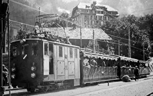 Wengen: Wengen Railway, Switzerland in 1923