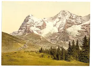 Eiger: Wengern Alp, Monch and Eiger, Bernese Oberland, Switzerland