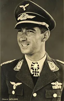 Brilliants: Werner Moelders, German fighter pilot, WW2