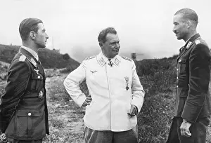 Galland: Werner Moelders, Hermann Goering, Adolf Galland, 1940