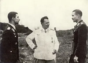 G Ring: Werner Molders, Hermann Goering and Adolf Galland