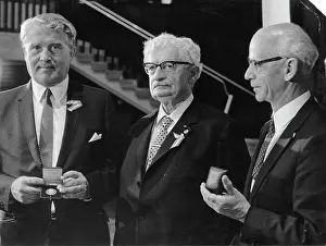 Oberth: Wernher von Braun (left); Ernst Stuhlinger