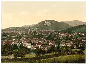 Wernigerode: Wernigerode from the Sennhutte, Hartz, Germany
