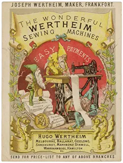 Wertheim: WERTHEIM'S SEWINGMACHINE