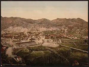 Cetinje: From the west, Cetinje, Montenegro