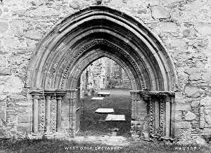 Greyabbey: West Door, Greyabbey