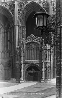 Details: West Doorway of Peterborough Cathedral