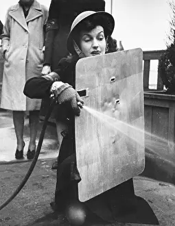 Stirrup: West End star operating water pump WWII