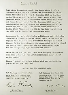 Permits: West German citizenship protocol
