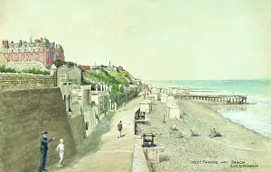 Sheringham: West Parade and beach, Sheringham, Norfolk