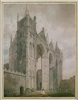 Girtin: West Front of Peterborough Cathedral