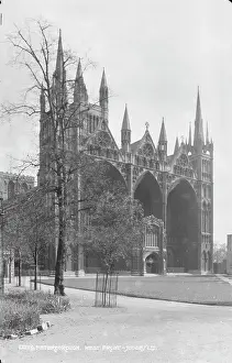 Spires: West Front of Peterborough Cathedral