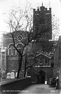 Somber: West Front of St. Bart's the Great