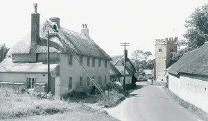 Thatching: West Stafford, Thatching c1960