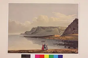 1828: West View of the Giant's Causeway from the Stookans