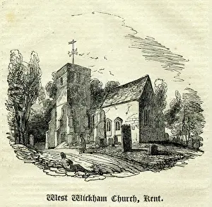 Churchyard: West Wickham Church, Kent