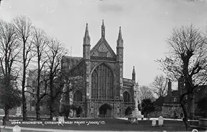 Spires: West Front of Winchester Cathedral