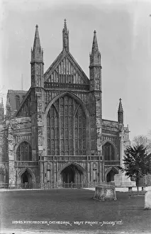 Spires: West Front of Winchester Cathedral