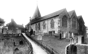 Westerham: Westerham, the Church, south east 1925