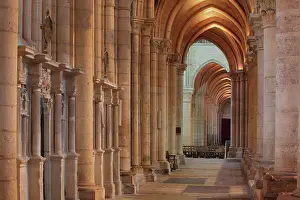 Laon: Western ambulatory, Laon Cathedral, Picardy, France