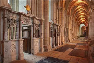 Laon: Western ambulatory, Laon Cathedral, Picardy, France