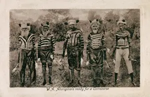 Corroboree: Western Australia - Aborigine Elders ready for a Corroboree