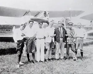 Hosts: Western aviator on a trip to the Far East, with hosts