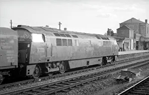 Paddington: Western Diesel arriving at a station