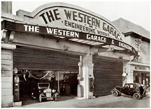 Shutter: Western Garage and Engineering Works, Newton Abbot, Devon