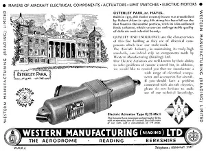 Actuators: Western Manufacturing - Electrical Actuators & Components