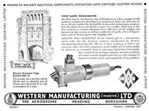Actuators: Western Manufacturing - Electrical Actuators & Components