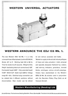 Actuators: Western Manufacturing - Electrical Actuators & Components