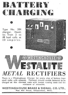 Starters: Westinghouse Rectifiers, Engine Starters & Battery Chargers