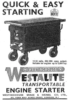 Starters: Westinghouse Rectifiers, Engine Starters & Battery Chargers