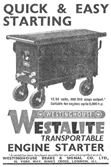 Westalite: Westinghouse Westalite Engine Starter