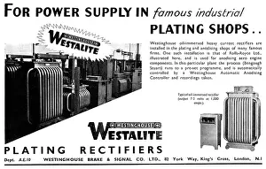 Rectifiers: Westinghouse WESTALITE Industrial Rectifiers