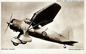 Lysander: A Westland Lysander of the Royal Air Force (RAF)