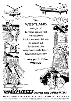 Helicopters: Westland Range Of Turbine Powered Helicopters