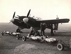 Whirlwind: Westland Whirlwind is bombed up during a practice session