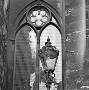 Streetlamps: Westminster Abbey, London