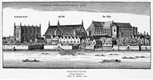 Hollar: Westminster, London viewed across the river from