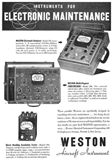 Sangamo: Weston Aircraft Instruments - Weston Test Equipment