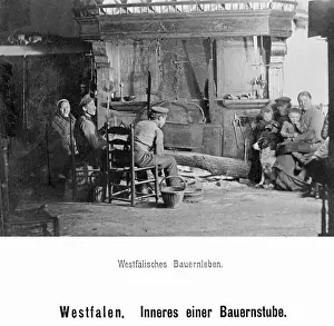 Hangs: Westphalian farm life, around 1900