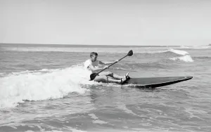 Tshirt: Westward Ho!, Riding the Surf c1960