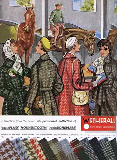 Houndstooth: Wetherall advertisement 1959