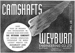 Camshafts: Weyburn Engineering Aero Engine Camshafts 1940