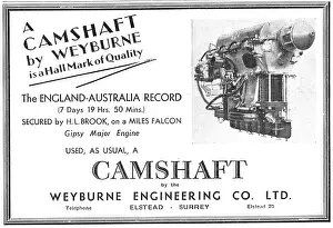 Camshafts: Weyburn Engineering Aero Engine Camshafts