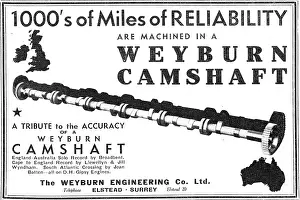 Camshafts: Weyburn Engineering - DH Gipsy Engine Camshafts