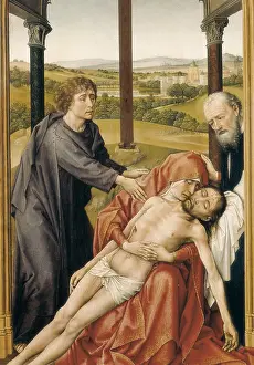 Groan: WEYDEN, Rogier van der (1400-1464). Trytich