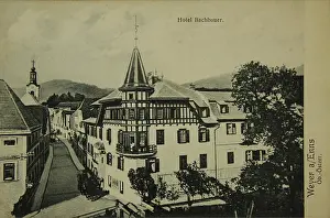 Weyer: Weyer. Hotel Bachbauer. 1912. Collotype. Photograph